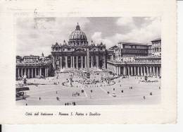 Roma - Città Del Vaticano - Piazza S. Pietro E Basilica - Formato Grande - Viaggiata 1963 - Piazze