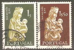 PORTUGAL - 1956,   Dia Da Mãe. ( Série, 2 Valores )    (o)   MUNDIFIL  Nº 825/6 - Gebruikt