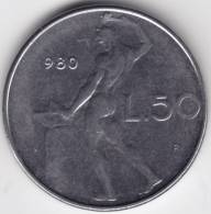 @Y@ Italië  50 Lire 1980   UNC    (C371) - 50 Liras