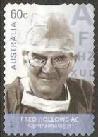 AUSTRALIA - DIECUT - USED 2012 60c Medical Doctors -  Fred Hollows - Used Stamps