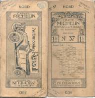 CARTE MICHELIN 1910 /1920 - Carte à 1.00 Fr - GAP CONI  - Couverture B ( Taches  Petits Plis)  Interieur TTB - Cartes Routières