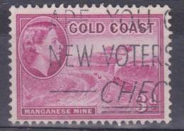 Gold Coast, 1952, SG 158, Used - Gold Coast (...-1957)