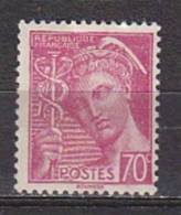 M2568 - FRANCE Yv N°416 * - 1938-42 Mercure