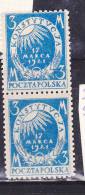 POLOGNE N° 236 3M BLEU COMMÉMORATION DE LA PROMULGATION DE LA CONSTITUTION NEUF SANS GOMME - Unused Stamps