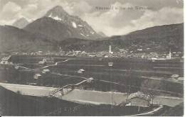 MITTENWALD A. ISAR MIT WETTERSTEIN. - Mittenwald