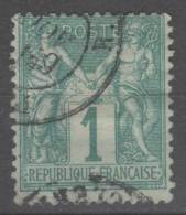 Sage  N° 61 Avec Oblitération Cachet à Date  TTB - 1876-1878 Sage (Type I)