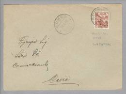 Schweiz 1948-05-18 Zu#257RM Auf Brief - Lettres & Documents