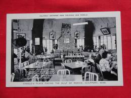Interior Angelos Restaurant Gulfport Ms Vintage Wb== ==ref  783 - Autres & Non Classés