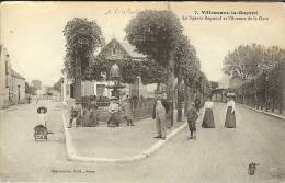 89 - VILLENEUVE-LA-GUYARD - Le Square Regnoul Et L'Avenue De La Gare - Villeneuve-la-Guyard