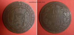 LUXEMBOURG - 10 Cents 1855 - Luxemburgo