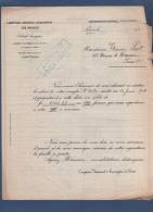 BANQUE - RELEVE DE COMPTE COMPTOIR NATIONAL D´ESCOMPTE DE PARIS - RUE BERGERE - 1921 - 4 PAGES - Banca & Assicurazione