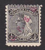 New Zealand, Scott #O9, Mint Hinged, Queen Victoria Overprinted, Issued 1899 - Officials
