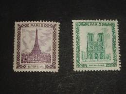 Vignettes Paris   La Tour Eiffel Notre Dame Neuf** - Tourism (Labels)