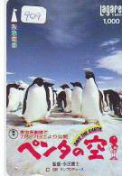 Carte Prépayée Japon * OISEAU MANCHOT  (909)  PENGUIN BIRD Japan * Prepaidcard * PINGUIN * - Pinguins