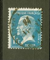 VARIÉTÉS FR 1925   N° 179  PASTEUR  1 Fr BLEU OBLITÉRÉ SPINK ARTHUR MAURY 25.00 € - Used Stamps