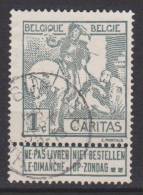 Belgique N° 84 ° - CARITAS - 1910 - 1910-1911 Caritas