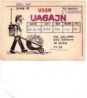 QSL  ,  Moscow , USSR   * - Otros & Sin Clasificación