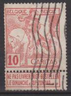 Belgique N° 87 ° CARITAS - 1910 - 1910-1911 Caritas