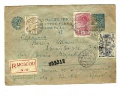 RUSSIE   MOSCOU  R  /  BERLIN    Obl.1940 - Briefe U. Dokumente
