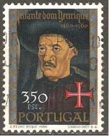 PORTUGAL - 1960,   5.º Centenário Da Morte Do Infante D. Henrique.  3,50 Esc  (o)   MUNDIFIL  Nº 865 - Used Stamps