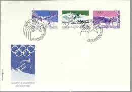 LIECHTENSTEIN SPD JUEGOS OLIMPICOS INVIERNO LAKE PLACID SKI ESQUI - Inverno1980: Lake Placid