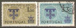 PORTUGAL - 1960,   V Exposição Filatélica Nacional.  ( Série, 2 Valores )  (o)  MUNDIFIL  Nº 871/2 - Used Stamps