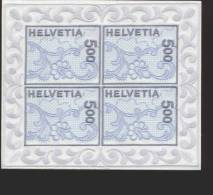 Schweiz ** 1726 Stickerei Kleinbogen Ungefaltet Selbstklebend Mi 220,00 - Unused Stamps