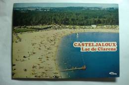 D 47 - Casteljaloux  - La Plage, Le Camping Sur Les Bords Du Lac De Clarens - Casteljaloux