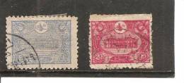 Turquía - Turkey - Yvert  163-64 (usado) (o) - Used Stamps