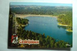 D 47 - Casteljaloux  - Le Lac De Clarens - La Plage Et Son Camping - Casteljaloux