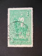 Madagascar - 1931 Général Galliéni 3 F. Vert N° 186 Oblitéré - Gebraucht