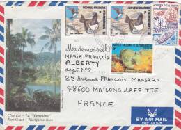 NOUVELLE-CALEDONIE, Lettre, 1981, NOUMEA Pour LA FRANCE,  Yv PA191/399/440/3158 - Cartas & Documentos