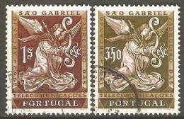 PORTUGAL - 1962,   Arcanjo São Gabriel.  ( Série, 2 Valores )   (o)  MUNDIFIL  Nº 886/7 - Used Stamps