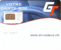 FRANCE CARTE MERE GSM GT MOBILE NEUVE MINT DANS SON ENCART ORIGINE FOLDER - Mobicartes: Móviles/SIM)