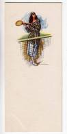 ILLUSTRATORS NANNI LADY PLAY TENNIS Nr. 434 SMALL SIZE 13,3X6 CM OLD POSTCARD - Nanni