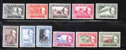 Malaya Trengannu 1957-63 Portraits Of Sultan Ismail MNH - Trengganu