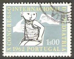 PORTUGAL - 1962,  10.º Congresso Internacional De Pediatria.  1$00  (o)  MUNDIFIL  Nº 895 - Oblitérés