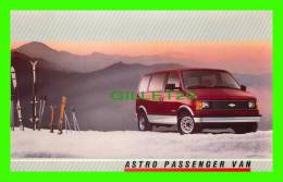 CAMIONS - GENERAL MOTOR, ASTRO PASSENGER VAN - DIMENSION 19X12 Cm - - Trucks, Vans &  Lorries