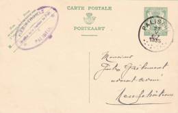 Entier Met Cirkelstempel PALISEUL - Briefkaarten 1934-1951