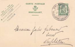 Entier Met Cirkelstempel VIELSALM - Cartes Postales 1934-1951