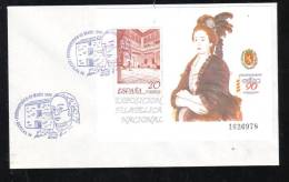 FUENDETODOS, OBLITERATION ON COVER, 1990, ESPANA - Bolli Di Censura Nazionalista