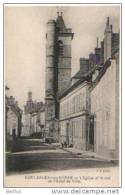 89 COULANGES SUR YONNE - L Eglise Et La Rue De L Hotel De Ville - Coulanges Sur Yonne