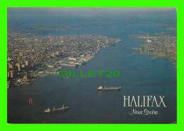 HALIFAX, NOVA SCOTIA - SHIPS IN HALIFAX HARBOUR - TRAVEL IN 1990 - DIMENSION 17X12 Cm - - Halifax