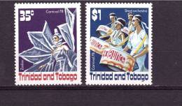 1978 TRINIDAD & TOBAGO Carnival  Yvert Cat N° 386-89 Perfect MNH ** - Karnaval