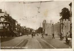 (149) Very Old Postcard - Carte Ancienne - UK - Cardiff With Tramway - Otros & Sin Clasificación