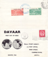 DAVAAR ISLAND 1964 EUROPA  FDC - 1964