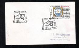 MOSTRA PHILATELIC, SADDLE, CACHET ON COVER, 1991, ESPANA - Nationalists Censor Marks