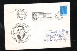 NICOLAE TITULESCU, POLITICIAN, SOCIOLOGIST, CACHET ON COVER,1982, IASI, ROMANIA - Postmark Collection