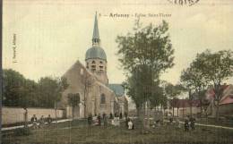 45....LOIRET.....ARTENAY.........EGLISE ST VICTOR.... EC R ITE.. ‹(•¿• )› - Artenay