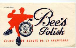 Buvard  BEE´S  POLISH  Secret De Beauté De La Chaussure - Lots & Serien